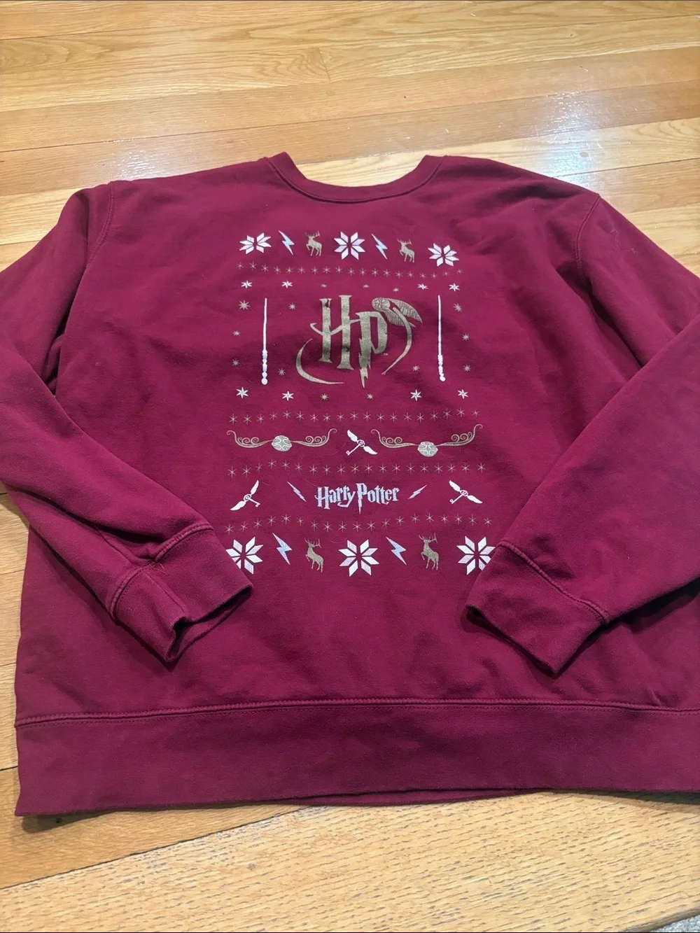 Warner Bros. Burgundy Harry Potter Shop Pullover - Picture 1 of 3